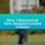 How I Discovered New Zealand Cricket Culture