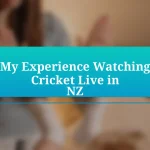 My Experience Watching Cricket Live in NZ